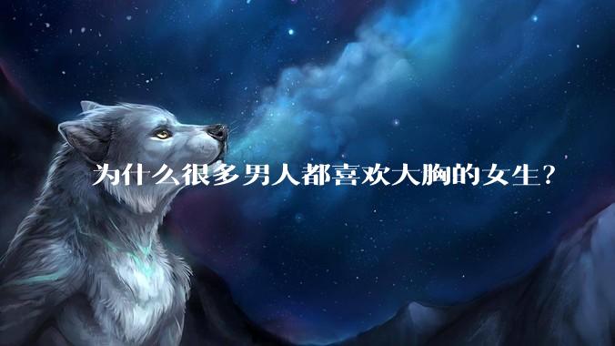 为什么很多男人都喜欢大胸的女生？